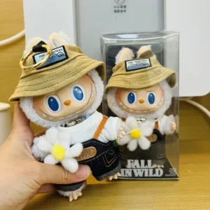 Labubu Fall In Wild Series Lisa Same The Monsters 17cm Labubu Rag Vinyl Plush Doll Tide Play Pendants Gifts